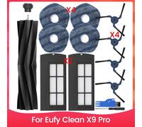 Pour les pièces et accessoires du Clean X9 Pro, brosse latérale principale, filtre HEPA