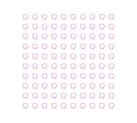 pour Les Pigeons, pour Les Anneaux de Jambe d'identification des Pigeons de 8 mm, 100pcs, Pas de Mots, des Bandes de Jambe de volaille, des Pigeons (Rose)