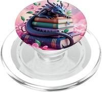 pour les rats de bibliothèque qui aiment lire des livres et aiment les dragons PopSockets PopGrip pour MagSafe