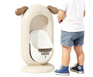 Pour les toilettes pour : pour les tout-petits de 11,8 x 7,8 pouces, bol à uriner d'entraînement en intérieur, design de grenouille, accessoire mural avec forte aspiration | Ori