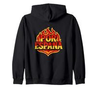 pour l'Espagne, Le Design Patriotique en Flammes Sweat à Capuche