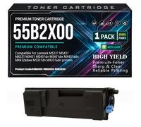 pour Lexmark MS431dn MS431dw MX431adn MX432adwe MS331dn MX331adn MS331 MS431 MX331 MX431 Cartouches de Toner 55B2000 55B2H00 55B2X00 Toner avec Puce 20 000 Pages