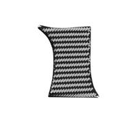 Pour Lexus GS 2013-2019 Autocollants Couverture Revêtement D'habillage Cadre Décoration Bouton Maintien Volant Fiber Carbone Interior Garniture Cadre(Style A(LHD))