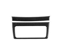 Pour Lexus IS250 2013-2019 Voiture Siège Arrière Sortie D'air Décoration Autocollant Décalque Garniture Fiber Carbone Interior Garniture Cadre(Zwart)