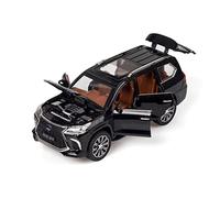 pour Lexus LX570 1 24 Modèle De Voiture Jouet De Simulation en Alliage Classique Peut Être Collecté Et Envoyé Voiture Miniature De Collection(Noir)