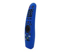 pour LG Smart TV, étui de télécommande en Silicone Antichoc, Housse de Protection pour télécommande Magique avec lanière (Bleu)