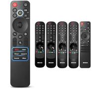 pour LG-Télécommande-Smart-TV,Universelle pour LG MR21 MR22 MR23 MR24 MR25 | Télécommande Magic pour LG NanoCell OLED EVO QNED QLED UHD TV, Recherche vocale, 6 raccourcis, matériaux ABS