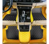 pour Lincoln pour MKX 2012 2013 2014 2015 2016 2017 2018 Tapis Sol Voitures Tous Temps Imperméable Ensemble Complet Tapis De Voiture(Black and Yellow)