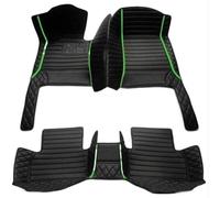 pour Lincoln pour MKX 2012 2013 2014 2015 2016 2017 2018 Tapis Sol Voitures Tous Temps Imperméable Ensemble Complet Tapis De Voiture(Striped Black Green)