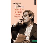 Pour lire Jacques Lacan Le Retour à Freud - Philippe Julien - Points - Poche - Essai
