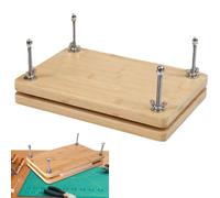 pour livres en bois - pour papier polyvalent, reliure de fleurs portable, machine durable | Le design précis atteint la perfection. Outil artisanal pour livres faits à la main, pro