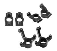 pour Losi Micro B 1/24 Fusées De Direction Avant en Métal Et Aluminium Blocs roulettes Moyeux Arrière C Accessoires Mise À Niveau pour Voiture Télécommandée