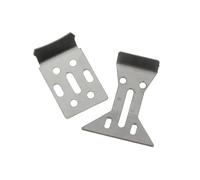 Pour Losi Micro-B 2 Roues Motrices 1/24 Plaques Protection Acier Inoxydable - Protections Dessous Caisse Avant Arrière Pour Buggy RC Accessoires Mises À Niveau Rc Voiture ChâSsis