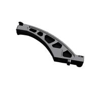 Pour LOSI Pour DBXL V1.0 Pour DBXL-E 1/5 GTBRacing CNC Aluminium RC Voiture Avant Arrière Châssis Ensemble De Renforts Pièces Mise À Niveau PièCes Rc(Black,Front)