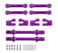 Pour Losi Pour Mini Pour LMT 1/18 Barres Anti-basculement Avant Et Arrière En Alliage D'aluminium Pour Monster Truck RC Pièces De Mise À Niveau En Métal RC Pièces Rechange(Purple)