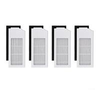 pour Lot de 4 filtres de rechange HEPA lavables compatibles avec les aspirateurs Ecovacs T10 Turbo, durables et réutilisables