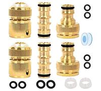 pour Lot de 6 raccords rapides en laiton pour tuyau d'arrosage