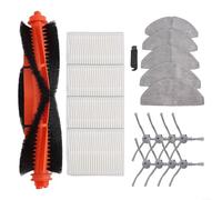 Pour Lubluelu pour robot aspirateur L20 - Brosse latérale principale - Kit de chiffon avec brosse de nettoyage pour une meilleure collecte de la poussière et de la saleté sur plusieurs types de sols