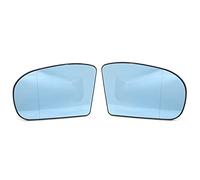 Pour M-ercedes Benz W203 W211, Baceyong Gauche/Droit Rétroviseur Verre Lentille Remplacement Bleu/Blanc 2038100121 2038101021 Chauffage avec plaque arrière