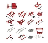 Pour M162 16207 1/16 Voiture Radiocommandée À Chenilles En Métal Kit De Modification À Faire Soi même Pièces De Rechange Pour Mise À Niveau Ou Réparation Pièces Rechange(Red)