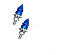 pour m6 Pagoda License Plate Screws for Car Motorcycle pour(Blue)