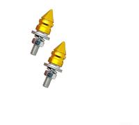 pour m6 Pagoda License Plate Screws for Car Motorcycle pour(Gold)