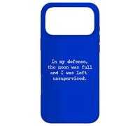 pour ma défense, la Lune était Pleine Coque pour iPhone 17 Pro Max