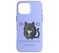 pour ma défense, Mercury était dans Retrograde Funny Cat Coque pour iPhone 16 Pro Max