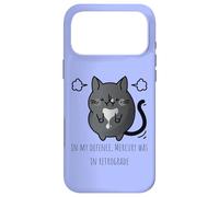 pour ma défense, Mercury était dans Retrograde Funny Cat Coque pour iPhone 17 Pro Max