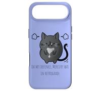 pour ma défense, Mercury était dans Retrograde Funny Cat Coque pour iPhone Air