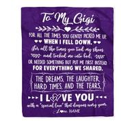 pour ma Grand-mère de la Part de Mes Petits-Enfants, Petite-Fille, Je Veux dire Que Je t'aime, Tournesol, Grand-mère, Anniversaire, fête des mères, Noël, Couverture Polaire personnalisée