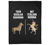 pour ma grand-mère de la part de mes petits-enfants, petite-fille, je veux dire que je t'aime, tournesol, anniversaire de ma grand-mère, fête des mères, Noël, couverture polaire personnalisée