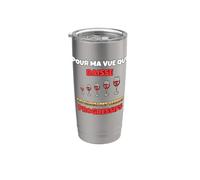 pour ma vue j'ai choisi des verres progressifs humour apéro Gobelet isotherme en acier inoxydable double paroi