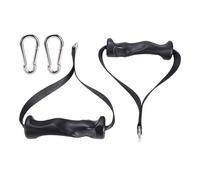 pour machine à câbles - Prise en forme de D antidérapante, accessoire de musculation robuste, idéal pour les exercices de tirage et de renforcement triceps, bras, épaules et du dos