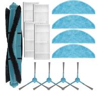 Pour Mamibot Exvac900s Exceeder pour Blaupunkt pour robot Bluebot Precision Plus Brosse principale Brosse latérale Filtre Mop Kit
