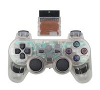 Pour Manette De Jeu Sans Fil Sony Ps2 Pour Console Playstation 2 Joystick Pour Ps2 Pour Sony Ps1 Couleur Transparente, Blanc- Chine