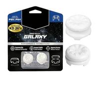 Pour Manette PS 4 et PS 5 | Optimisation de la Précision avec 2 Joysticks Performance: Convexe Taille Haute et Mi-Haute | Grip Anti-Dérapant et Confort Amélioré | Protection de l’Usure（Blanc）