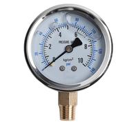 Pour manomètre industriel YN-60 avec 60 mm et connexion axiale pour intégration du système hydraulique d'huile (0-10 kg)