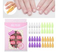 Pour Manucure 10 Pieces Ongle Uv Gel Dissolvant De Vernis Clip Tremper Off Cap Nail Art Nettoyant Wrap Manucure Outils Dissolvant De Vernis À Ongles Gel B