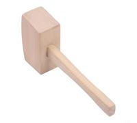 pour marteau de Menuisier en Bois Massif 350g - Maillet Rond pour Charpentier Frapper Ciseau pour sculpture Bois Artisanat 25x11cm(1pc)