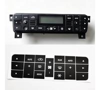 Pour Maserati Et Pour Granturismo Boutons De Contrôle De Climatisme Autocollant De Réparation Noir Avec Police Blanche Vinyle Durable Pour Fonctionnement Hvac Intérieur Pour Décoration