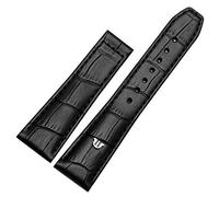 Pour Maurice Lacroix Eliros Watch Band First Caler Calfskin 20mm 22 mm avec boucle pliante Brune Brown Vache véritable en cuir (couleur: Brwon pas de boucle, taille: 20 mm)