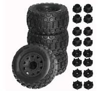 pour Maxx pour Arrma pour Granite pour Kraton pour Tamiya pour Losi pour Redcat 1/10 Voiture Rc 4 Pièces 128mm Pneu Camion Cascade Monstre Pièces Automobiles RC