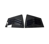Pour Mazda 3 2009 2010 2011 2012 2013 Couvercle Fenêtre Arrière En Plastique ABS Garniture Ventilation Latérale Becquet Latéral(Carbon Look)
