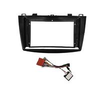pour Mazda 3 2010-2013 Façade D'autoradio 9 Pouces avec Lecteur MP5 Android Navigation Et Système Audio 2 DIN PYPFQUMQGR(Frame Cable canbus)