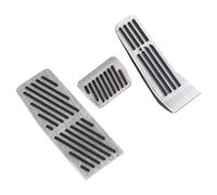 Pour Mazda 3 BP CX30 CX50 CX60 MX30 2019-2024 Voiture Pédales Couvre-pédales Accélérateur Frein Repose-pieds Antidérapant pédale Voiture Anti-dérapant(Silver 3 pcs)