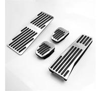 Pour Mazda 3 BP CX30 CX50 CX60 MX30 MX-30 2019-2021 2022 2023 2024 2025 Voiture Antidérapant Accélérateur Frein Caches Pédales voiture repose-pieds(MT 4pcs Silver)