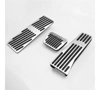 Pour Mazda 3 BP CX30 CX50 CX60 MX30 MX-30 2019-2021 2022 2023 2024 2025 Voiture Antidérapant Accélérateur Frein Caches pédale Voiture Anti-dérapant(AT 3pcs Silver)