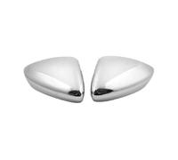 Pour Mazda 3 BP Pour Alexa 2019 2020-2023 Capuchon Rétroviseur Latéral De Voiture Revêtement D'habillage Coque Autocollante Accessoires 2 Pièces(Argent)