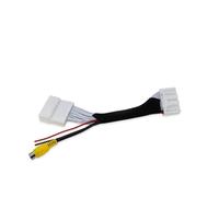 pour Mazda 6 pour Atenza Sedan 2015-2017 Caméra Recul pour Voiture Compatible avec Écran D'usine Câble Adaptateur 28 Broches Grand Angle Caméra Arrière(Only Connector)